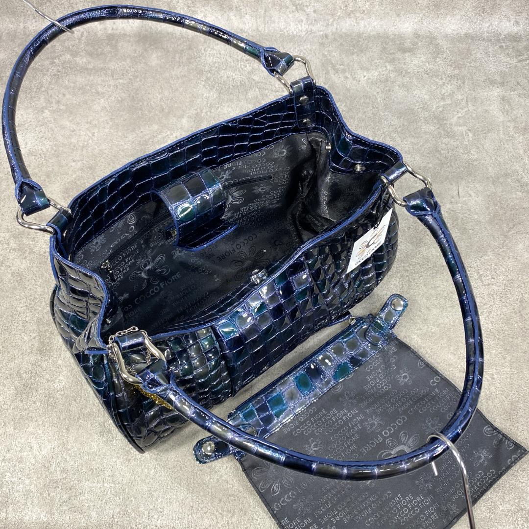 【未使用】 COCCO FIORE コッコフィオーレ 牛革 トートバッグ