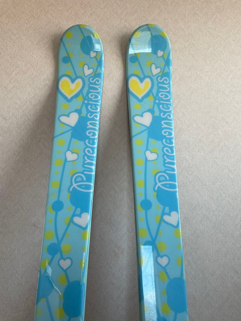 スキー4点セット　板140cm ブーツ22cm ストック90cm