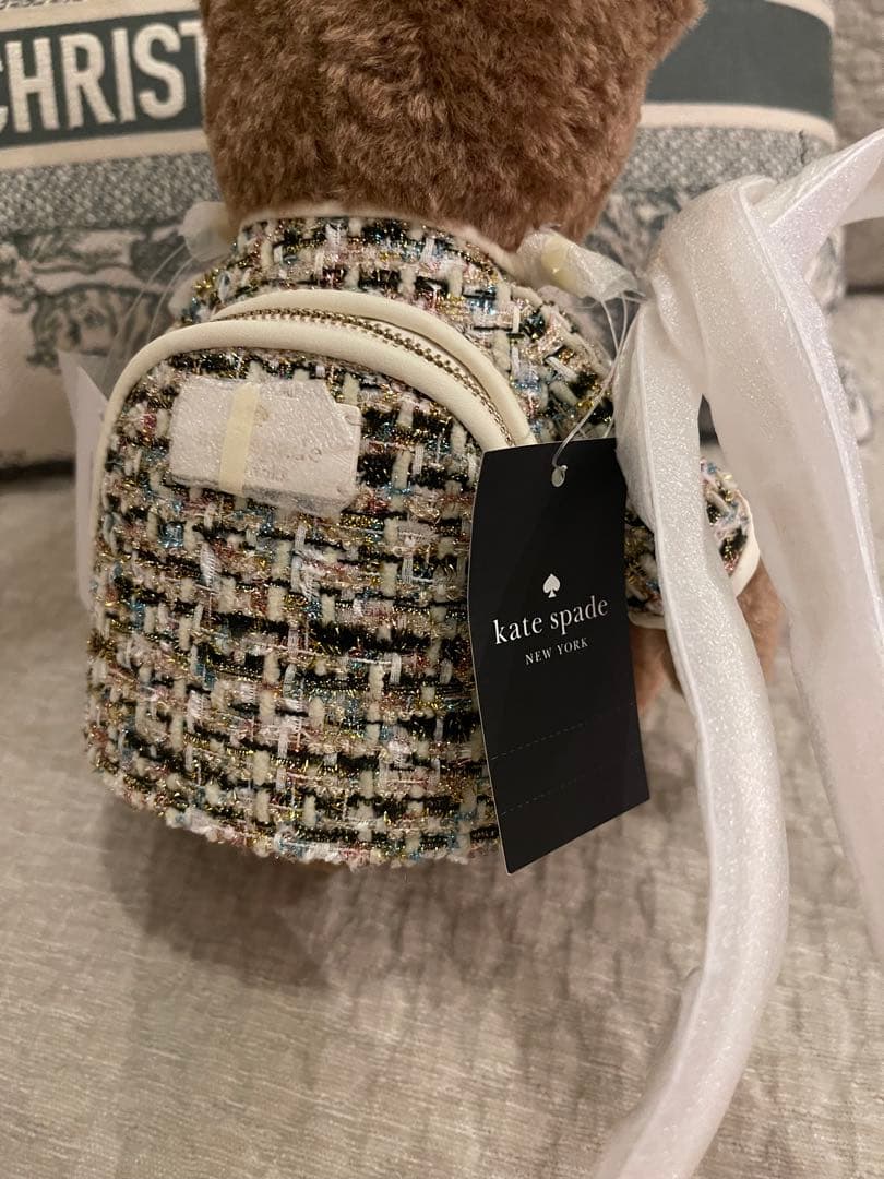 ケイティ ベアー ツイード 3D テディ ベア クロスボディ