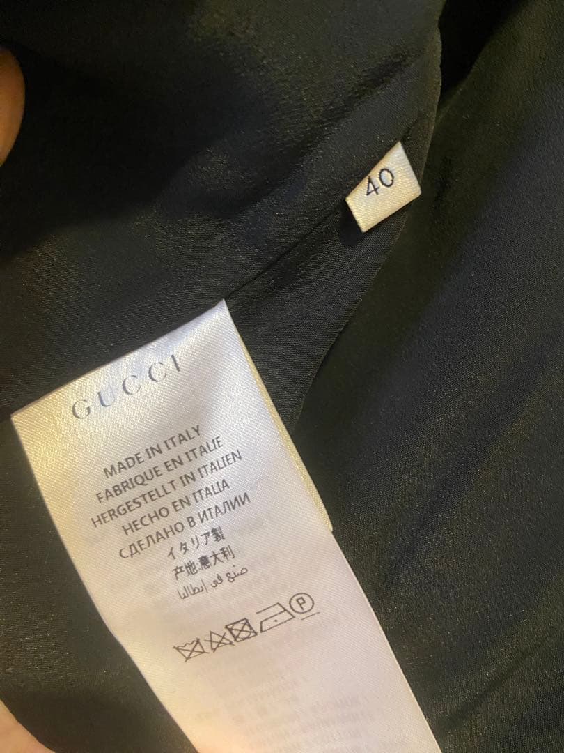 GUCCI ノーカラーレースジャケット