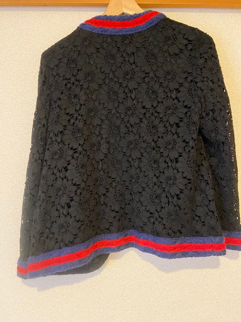 GUCCI ノーカラーレースジャケット