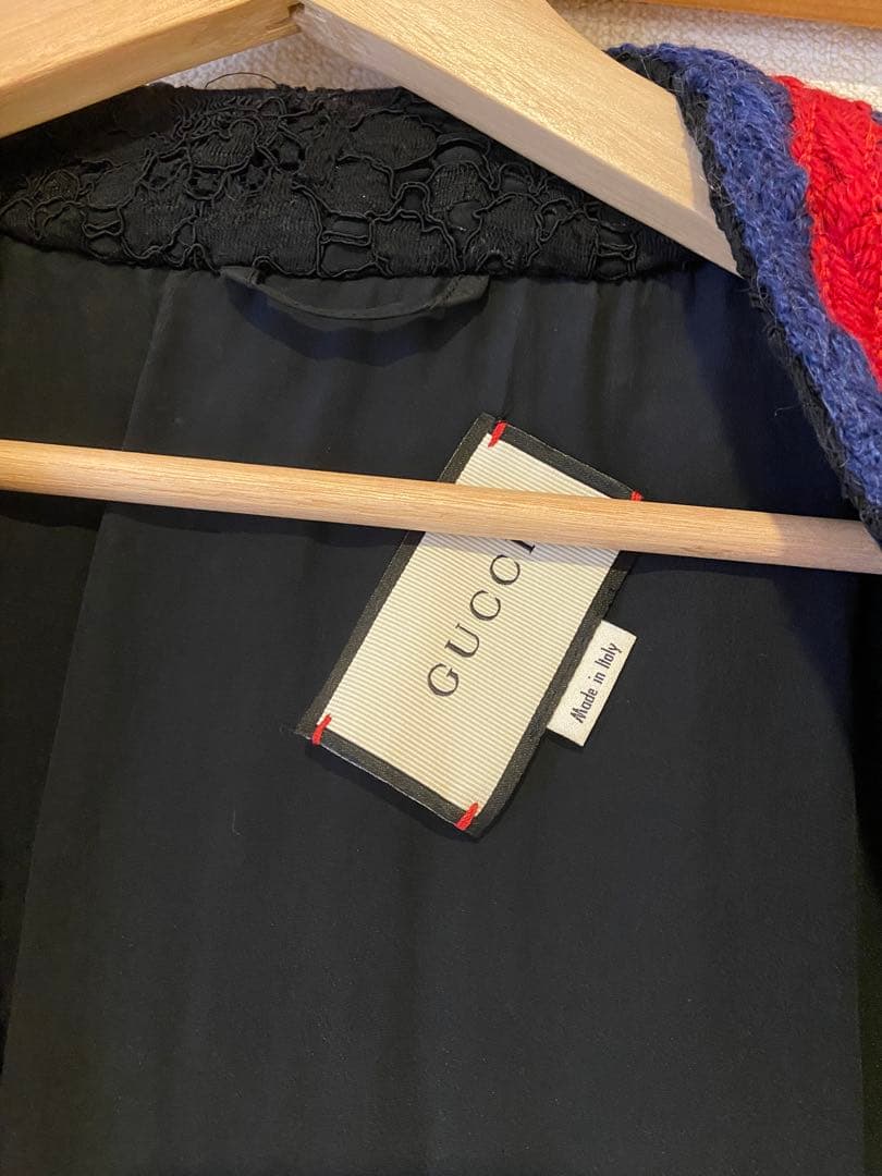 GUCCI ノーカラーレースジャケット