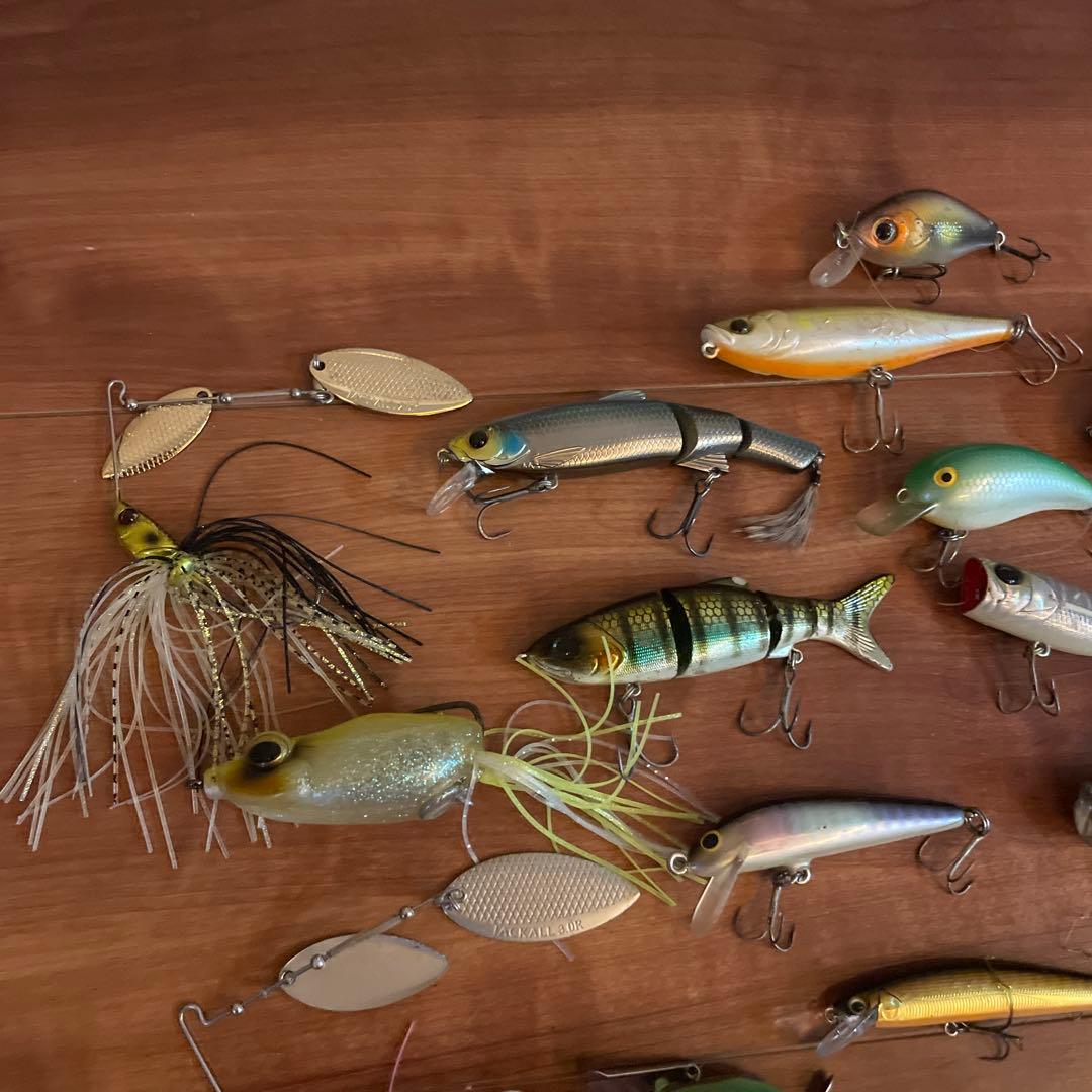 バス　 釣り引退　ソフトルアー　ハードルアー　ダイワ　バック　小物、等