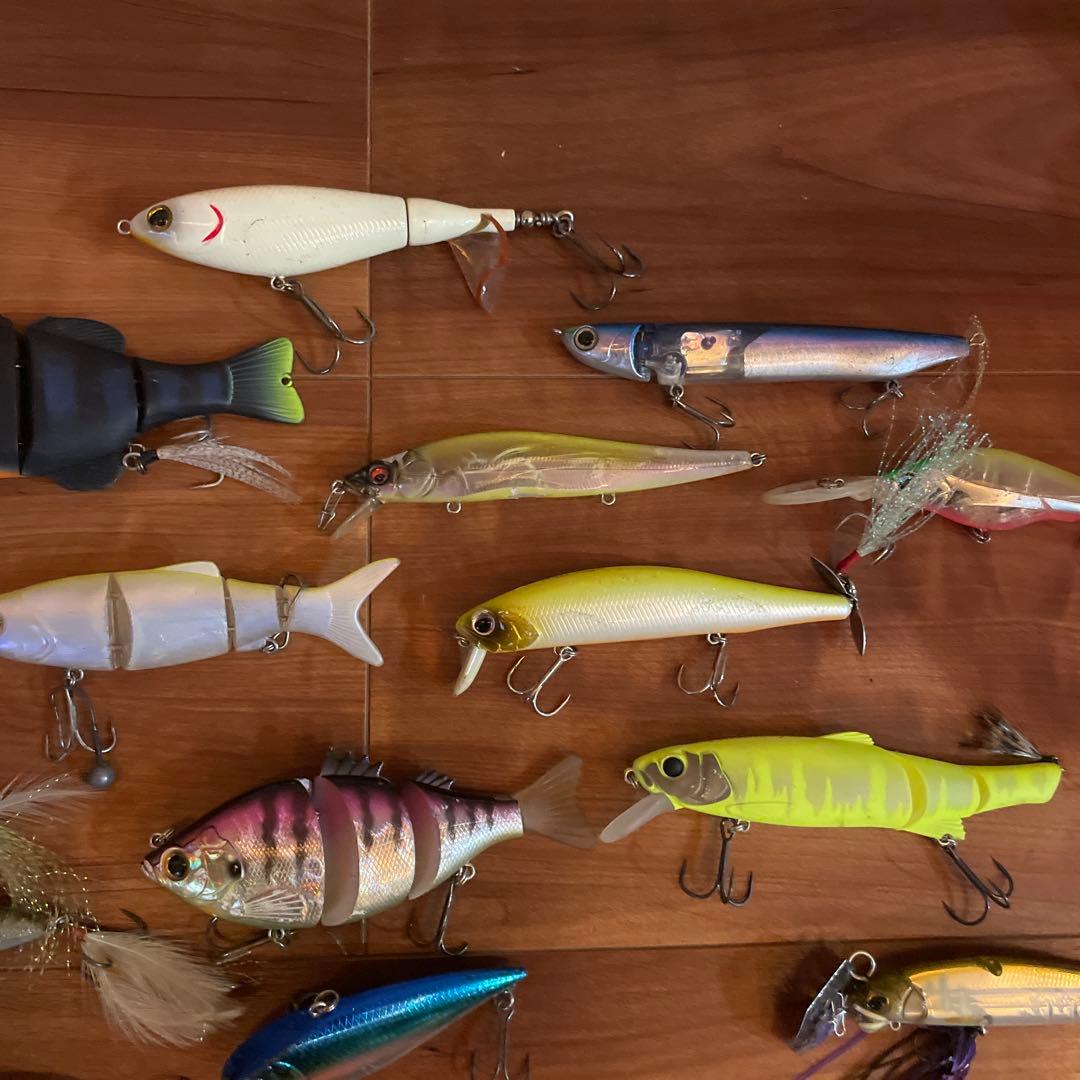 バス　 釣り引退　ソフトルアー　ハードルアー　ダイワ　バック　小物、等