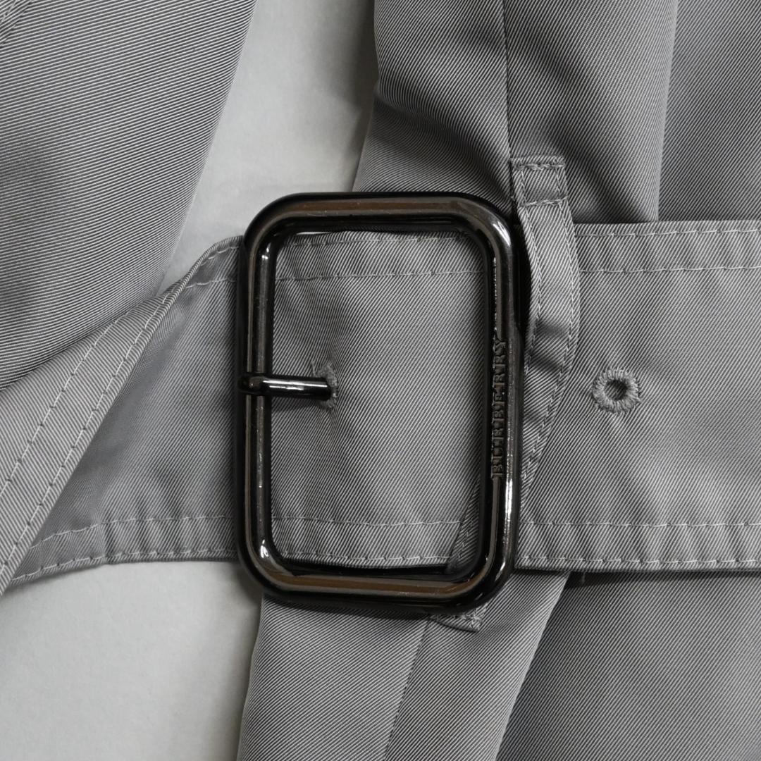 48093★年 バーバリーロンドン トレンチコート ナイロン グレー*