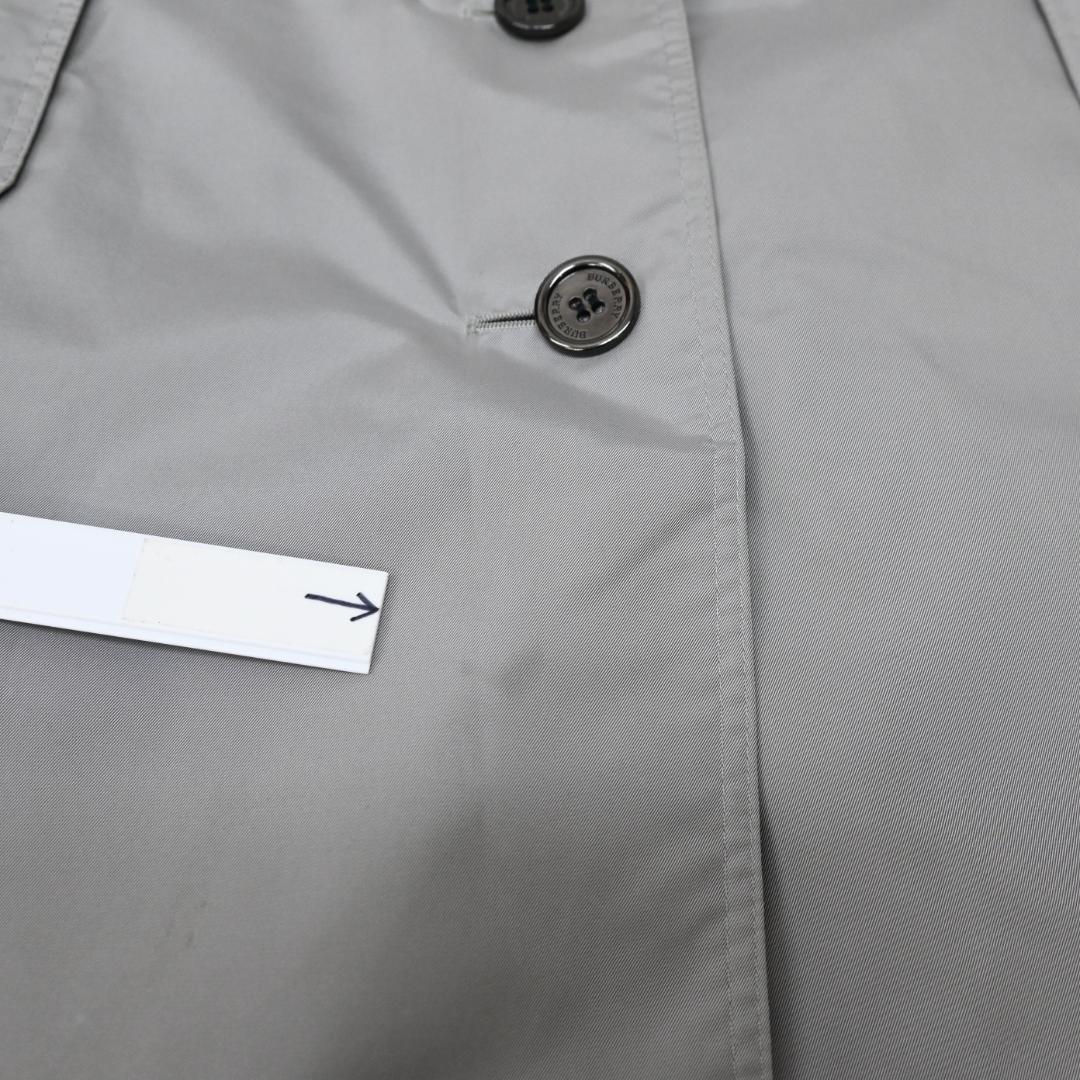 48093★年 バーバリーロンドン トレンチコート ナイロン グレー*