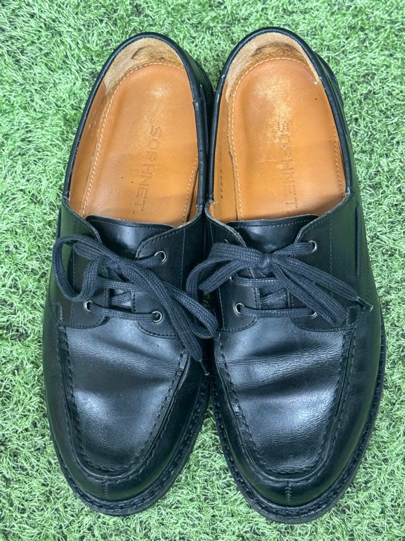 ソフネット　レザー　ボートシューズ