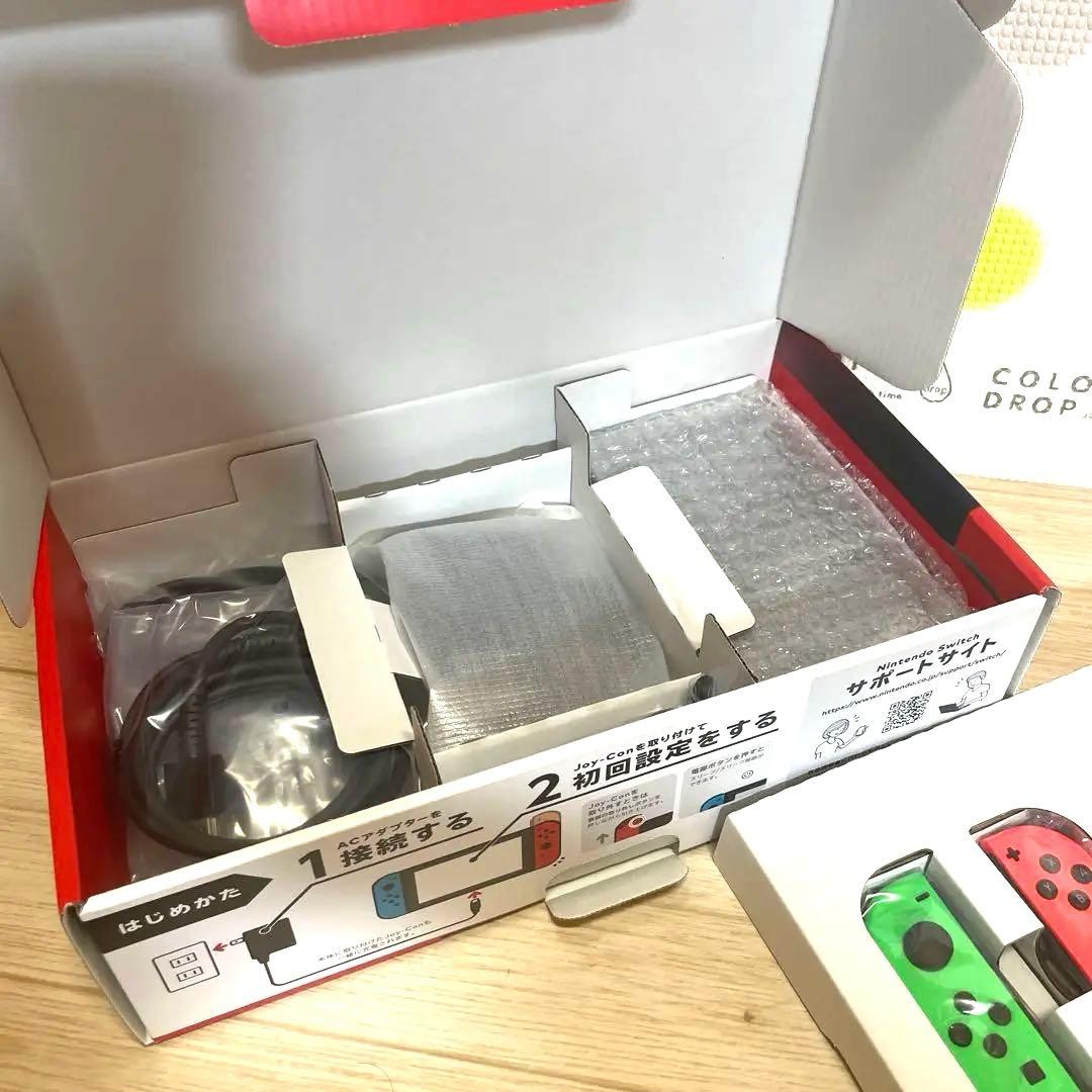 Nintendo Switch ネオンオレンジ・ブルーセット　マインクラフト付き