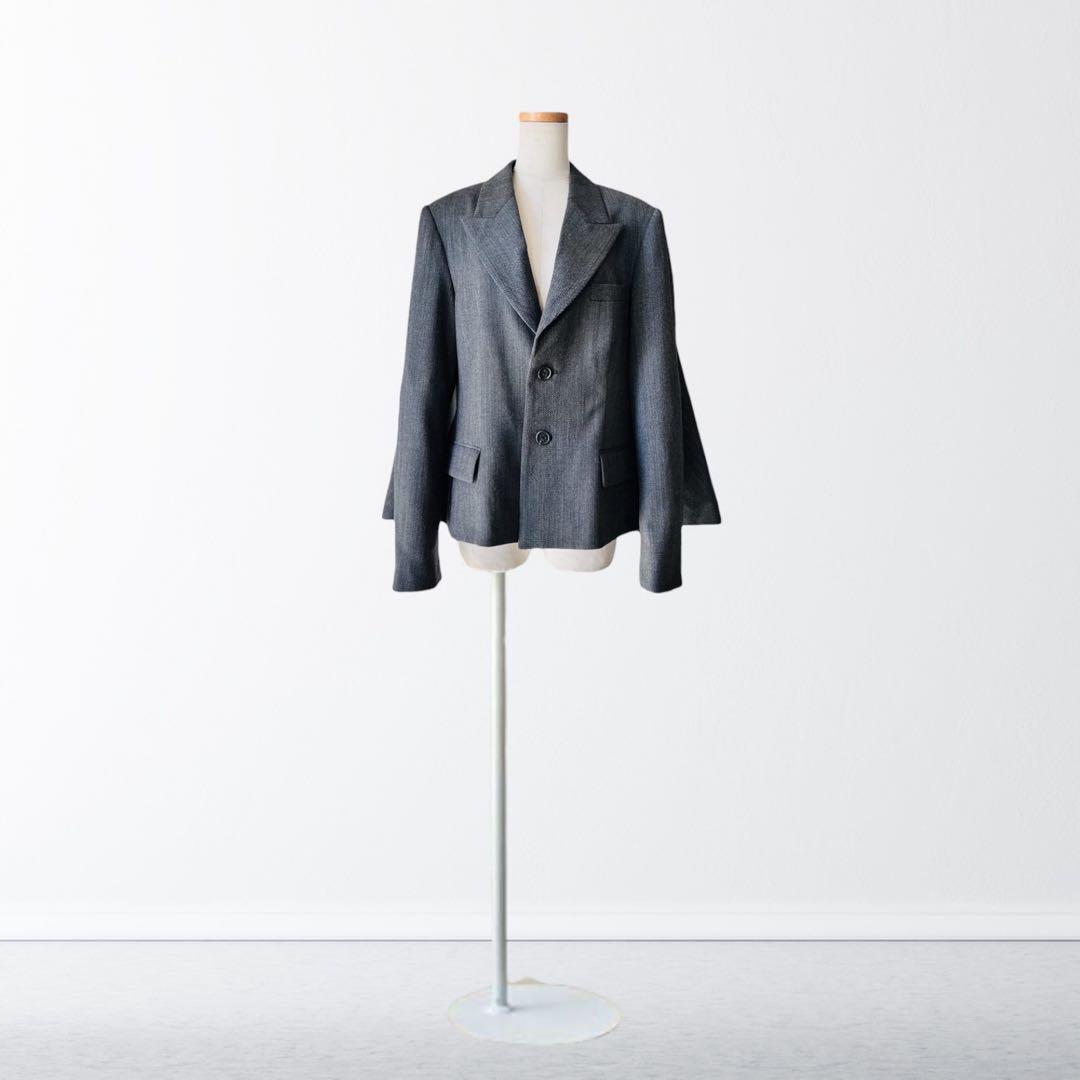 MATTHEW ADAMS DOLAN ケープ風 テーラード ジャケット 細身L