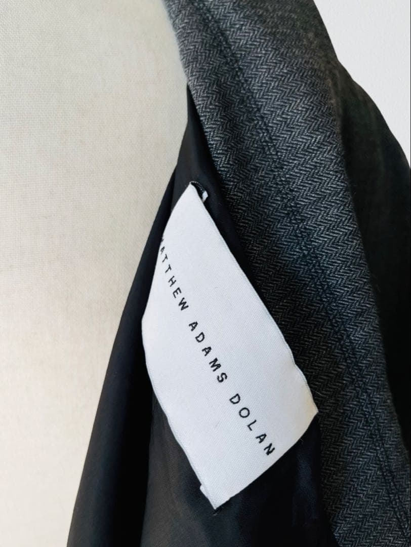 MATTHEW ADAMS DOLAN ケープ風 テーラード ジャケット 細身L