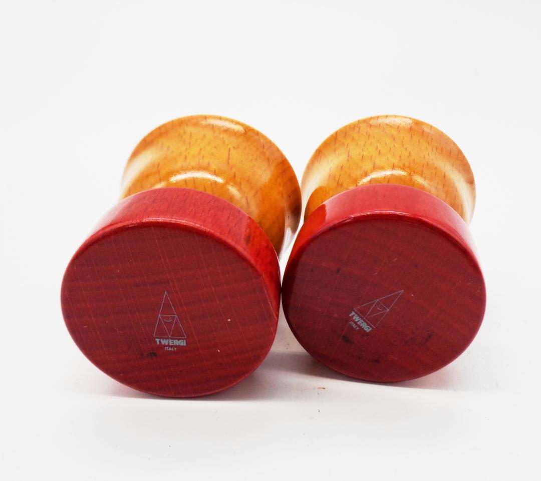 〖エットーレ・ソットサス〗Alessi Twergiシリーズ木製エッグカップ①