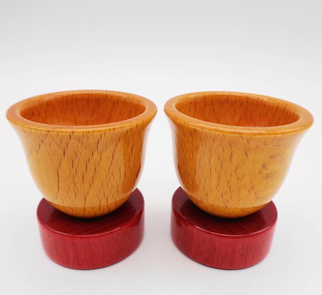 〖エットーレ・ソットサス〗Alessi Twergiシリーズ木製エッグカップ①