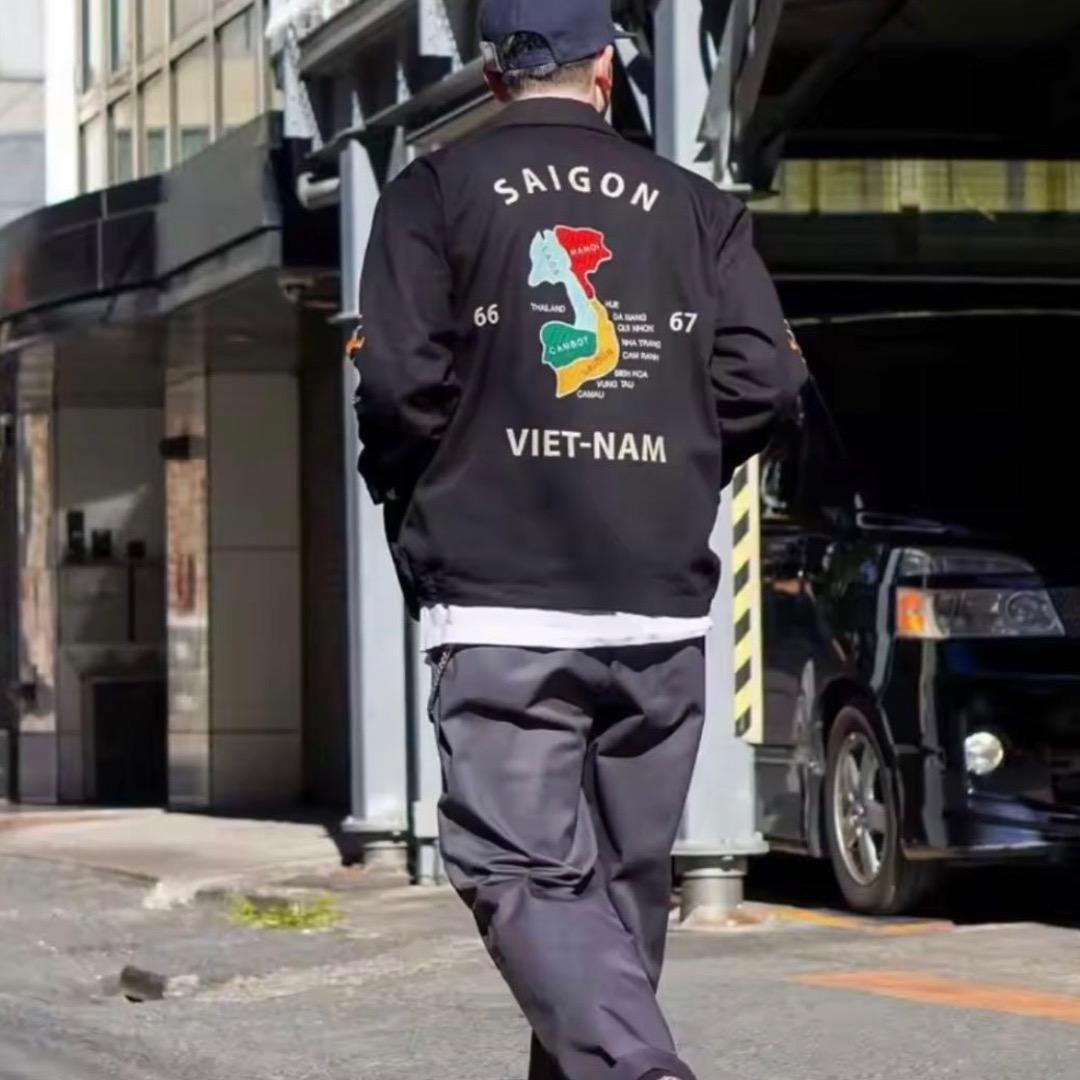 復刻ベトジャン スーベニアジャケット60's 70's 黒XL