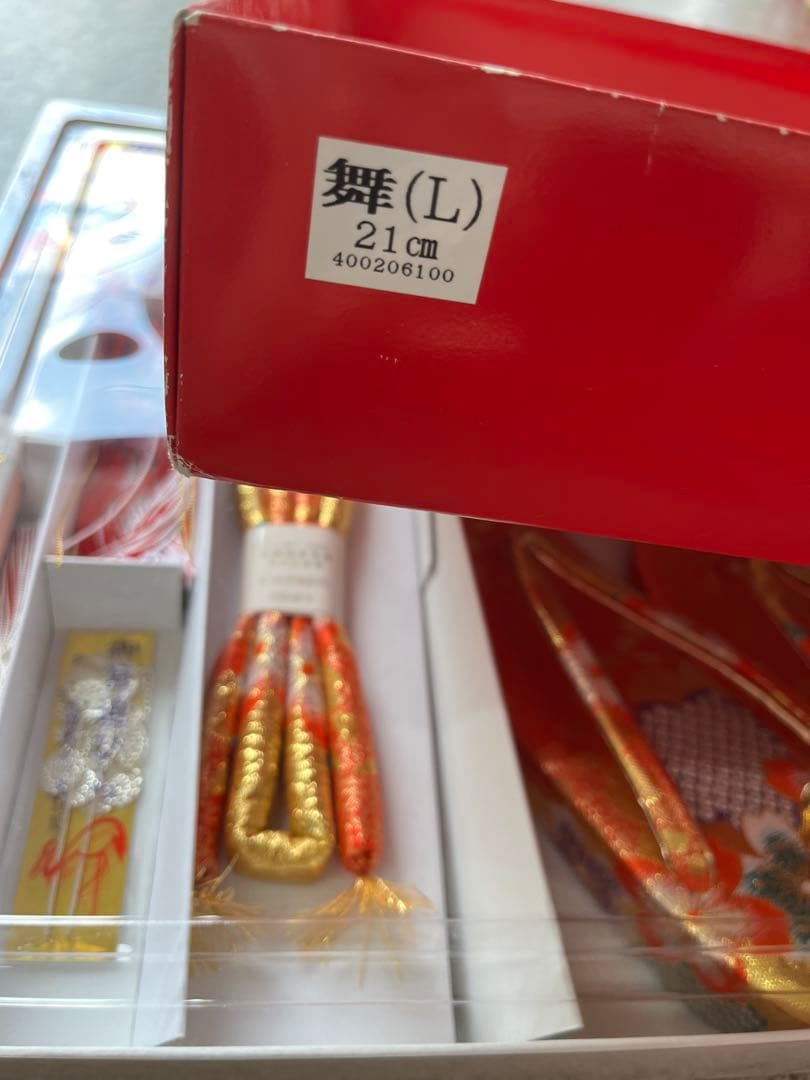 新品★ 未使用きれい　七五三　はこせこセット　6点　女の子　C12