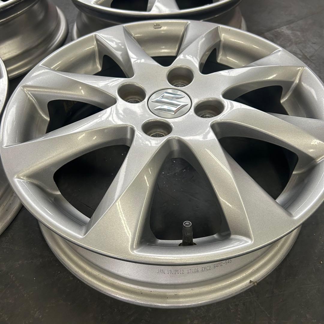 中古アルミ15X4.5　スズキソリオ純正　美品　4本セット