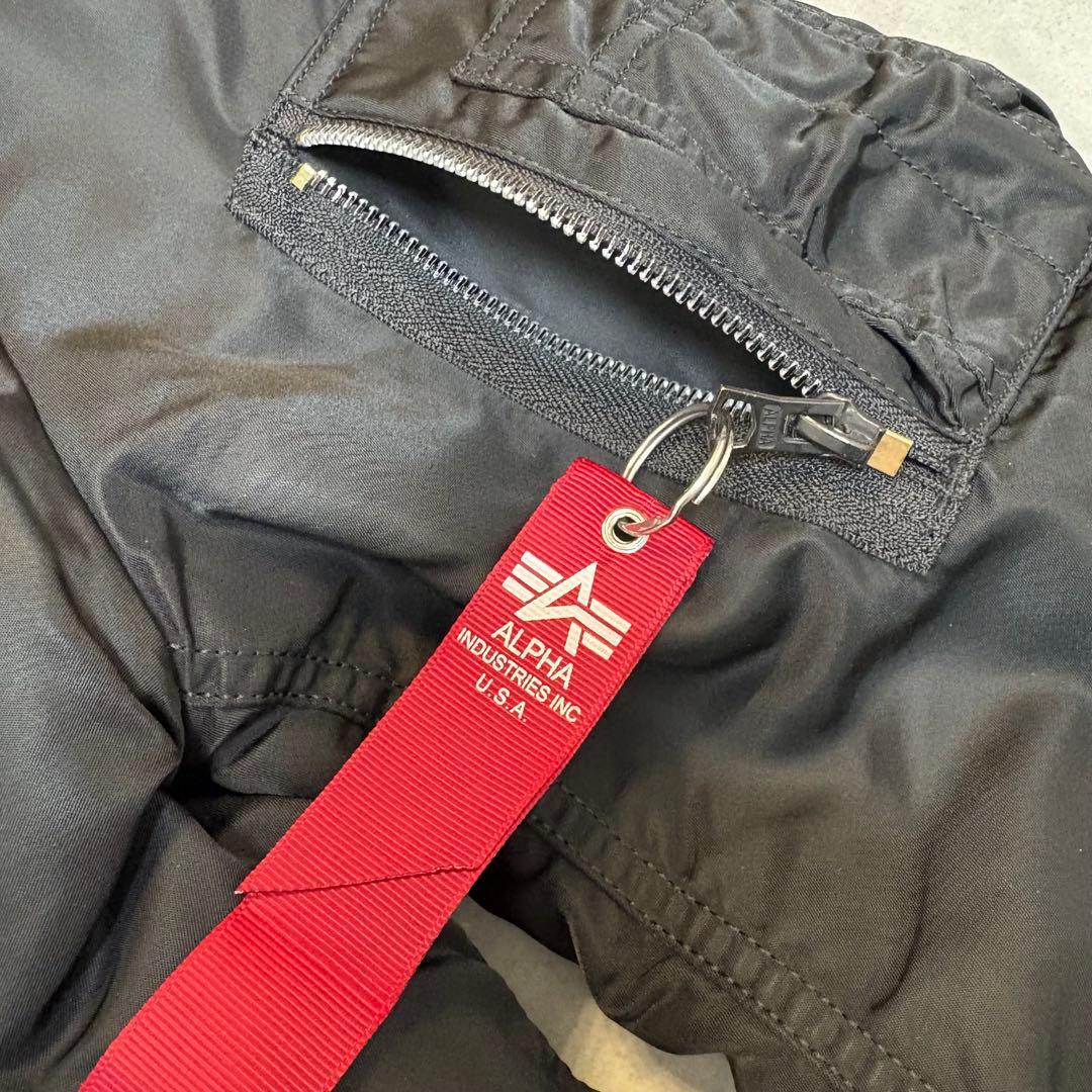 ALPHA INDUSTRIES MA-1 ブラック S フライトジャケット