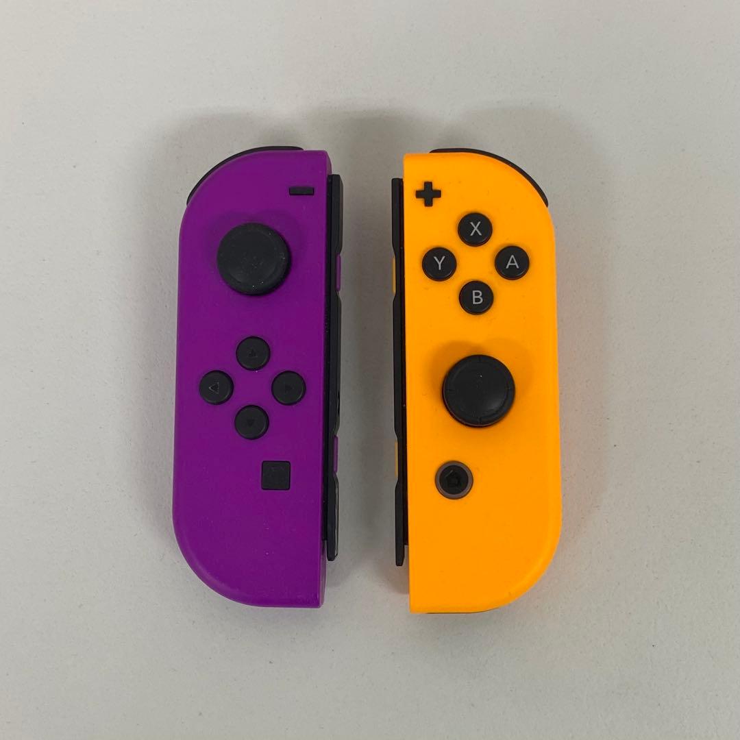 ニンテンドー Switch カスタマイズ パープル/オレンジ HAC スイッチ