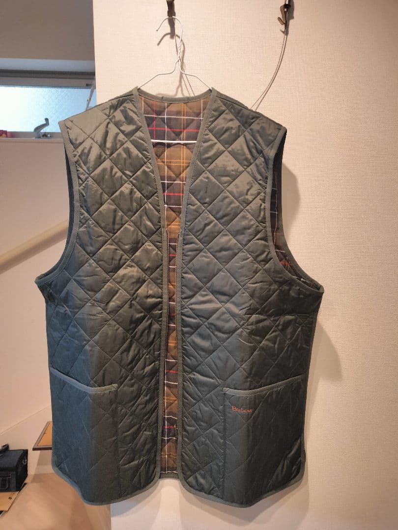 バブアー　キルティング　ベスト　リバーシブル 44