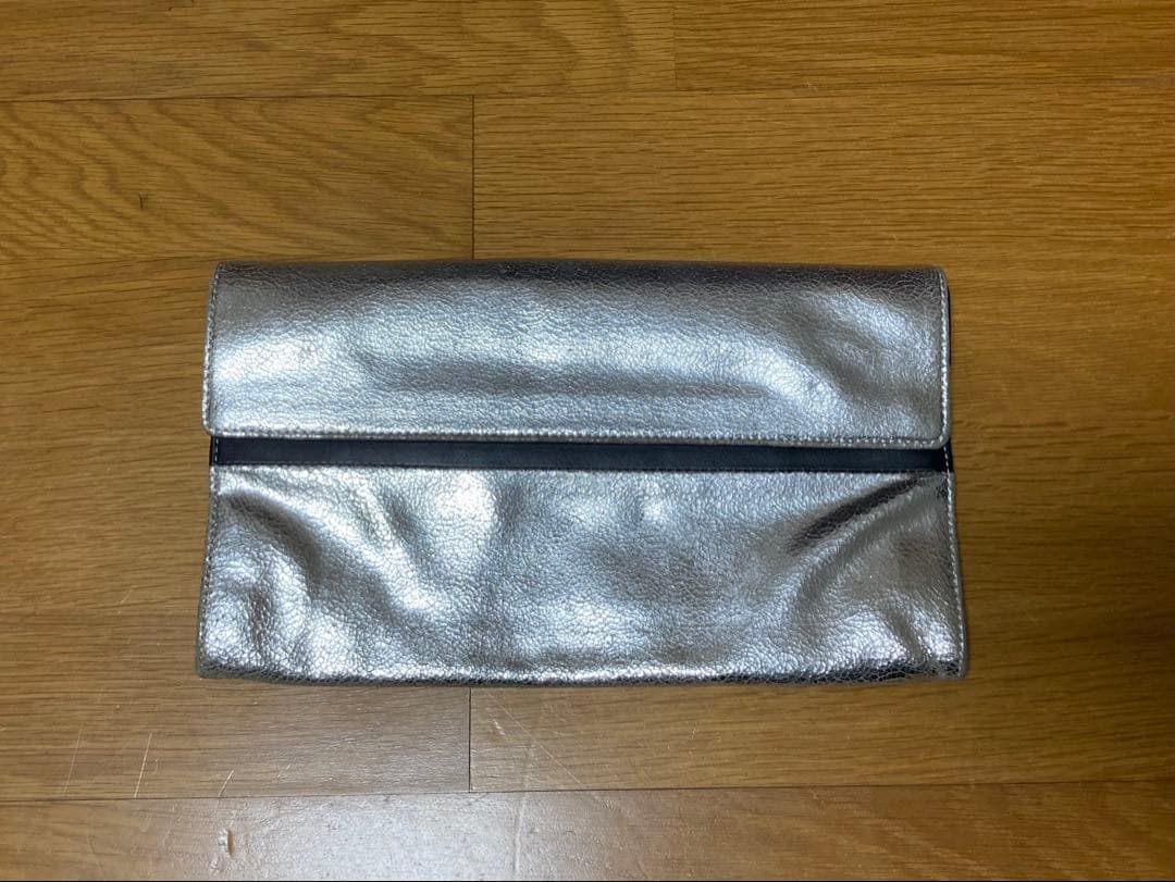 希少 2014SS メゾン マルタン マルジェラ シルバー クラッチバッグ