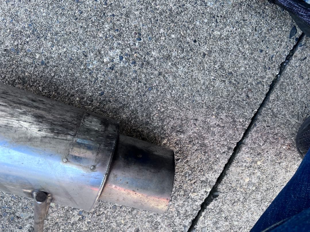 メーカー不明　MH21 MH22 ワゴンR 砲弾マフラー