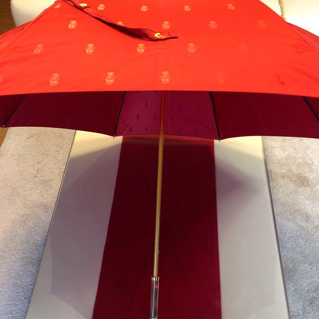 れー♡ポロ ラルフローレン 雨傘 長傘 ポロベア レッド 60cm