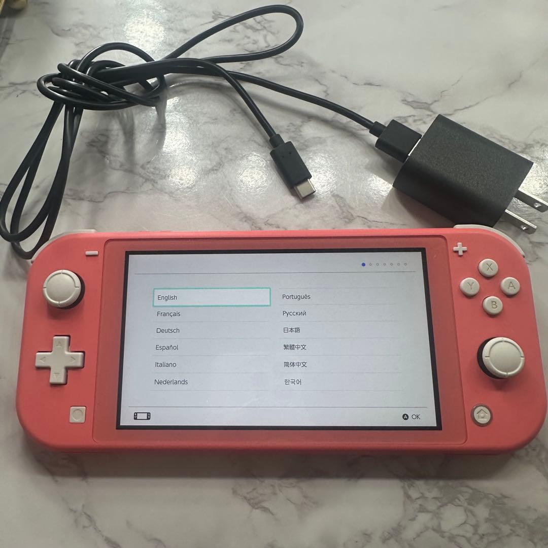 NintendoSwitch Light 任天堂 スウィッチ ライト ピンク