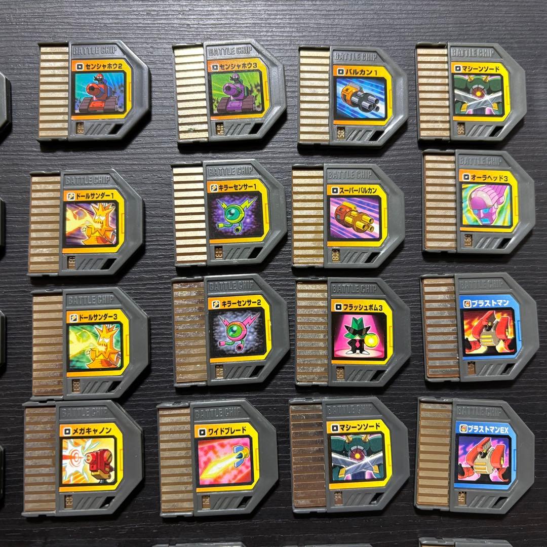 ロックマンエグゼ ナビリンクシステム ナビチップ 38枚セット ケース付き