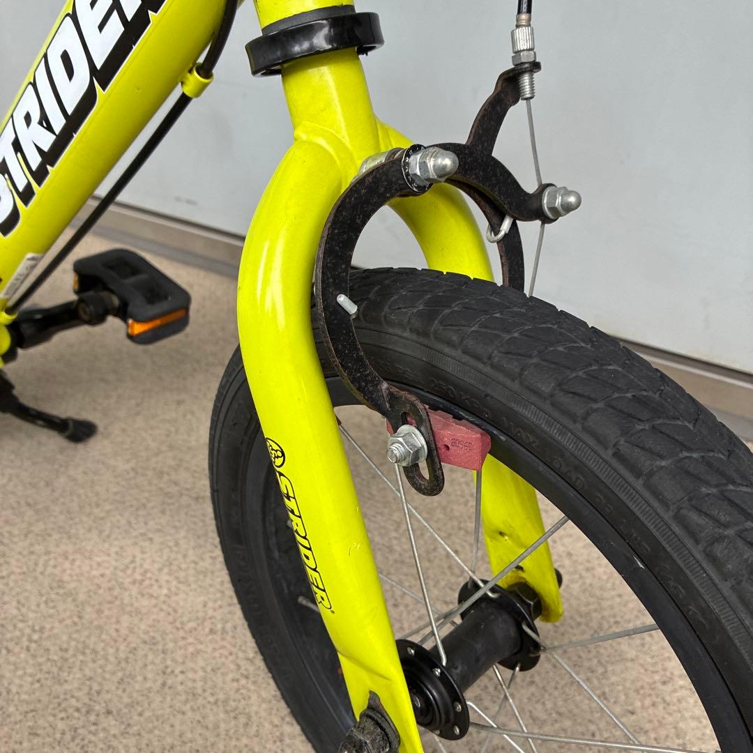 STRIDER 14X ライムイエロー　スタンド付き