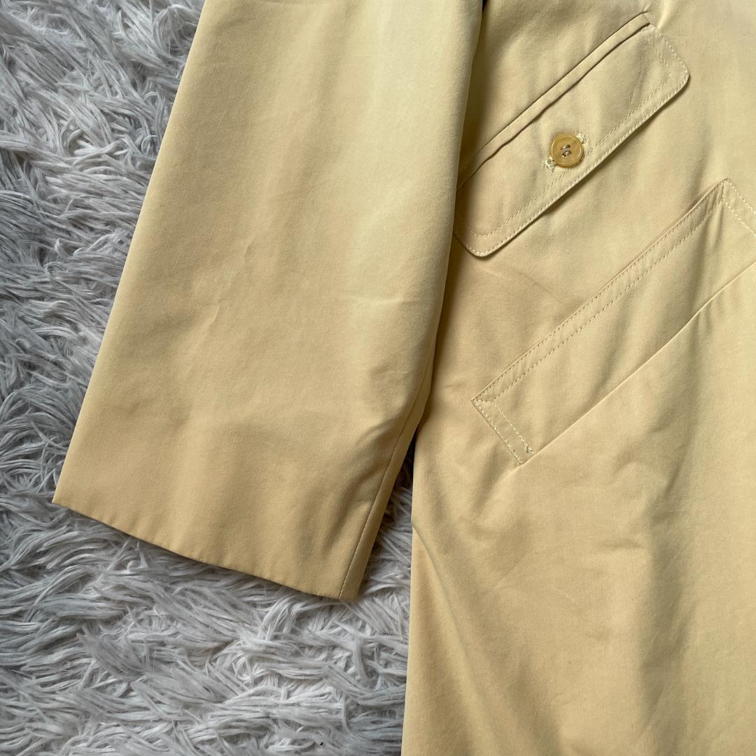 A M 英国製 アクアスキュータム チェックライナー付ステンカラーコート