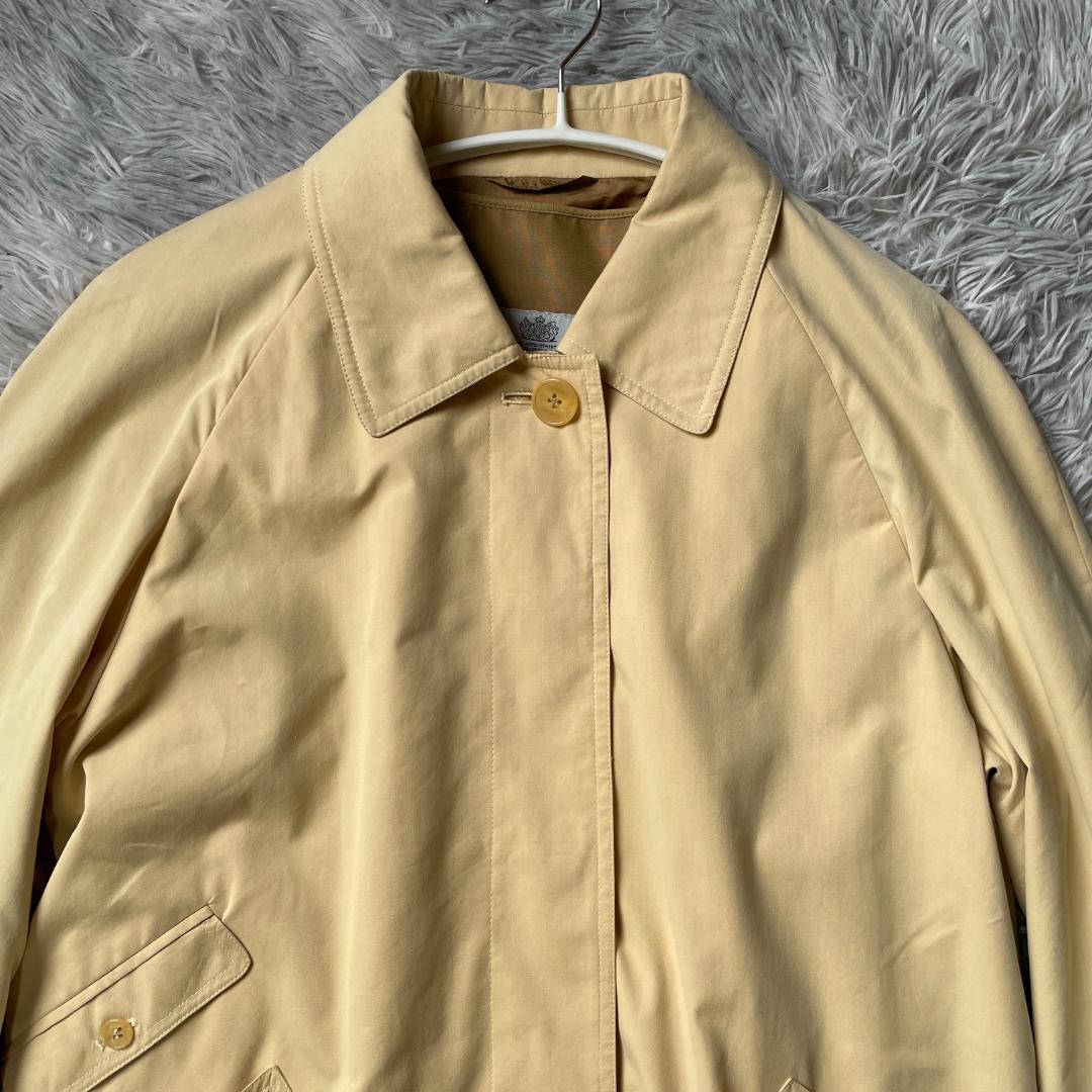 A M 英国製 アクアスキュータム チェックライナー付ステンカラーコート