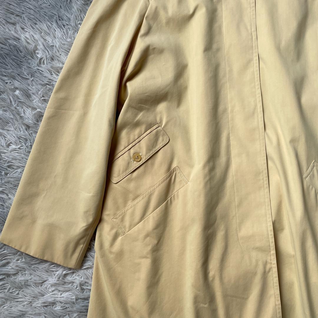 A M 英国製 アクアスキュータム チェックライナー付ステンカラーコート