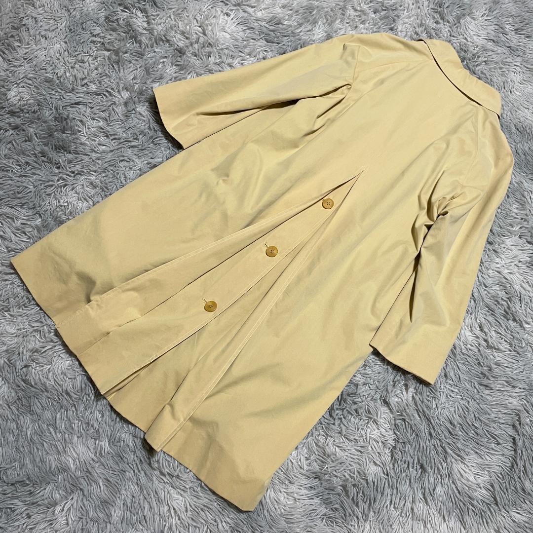 A M 英国製 アクアスキュータム チェックライナー付ステンカラーコート