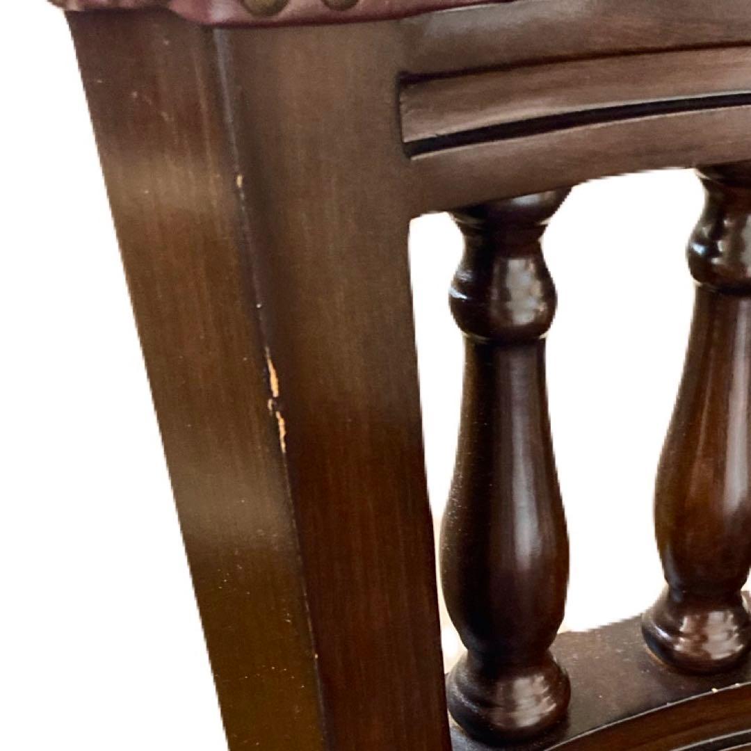 【8月末まで限定サマーSALE！】デスクチェア　チョコレートブラウンヴィンセント