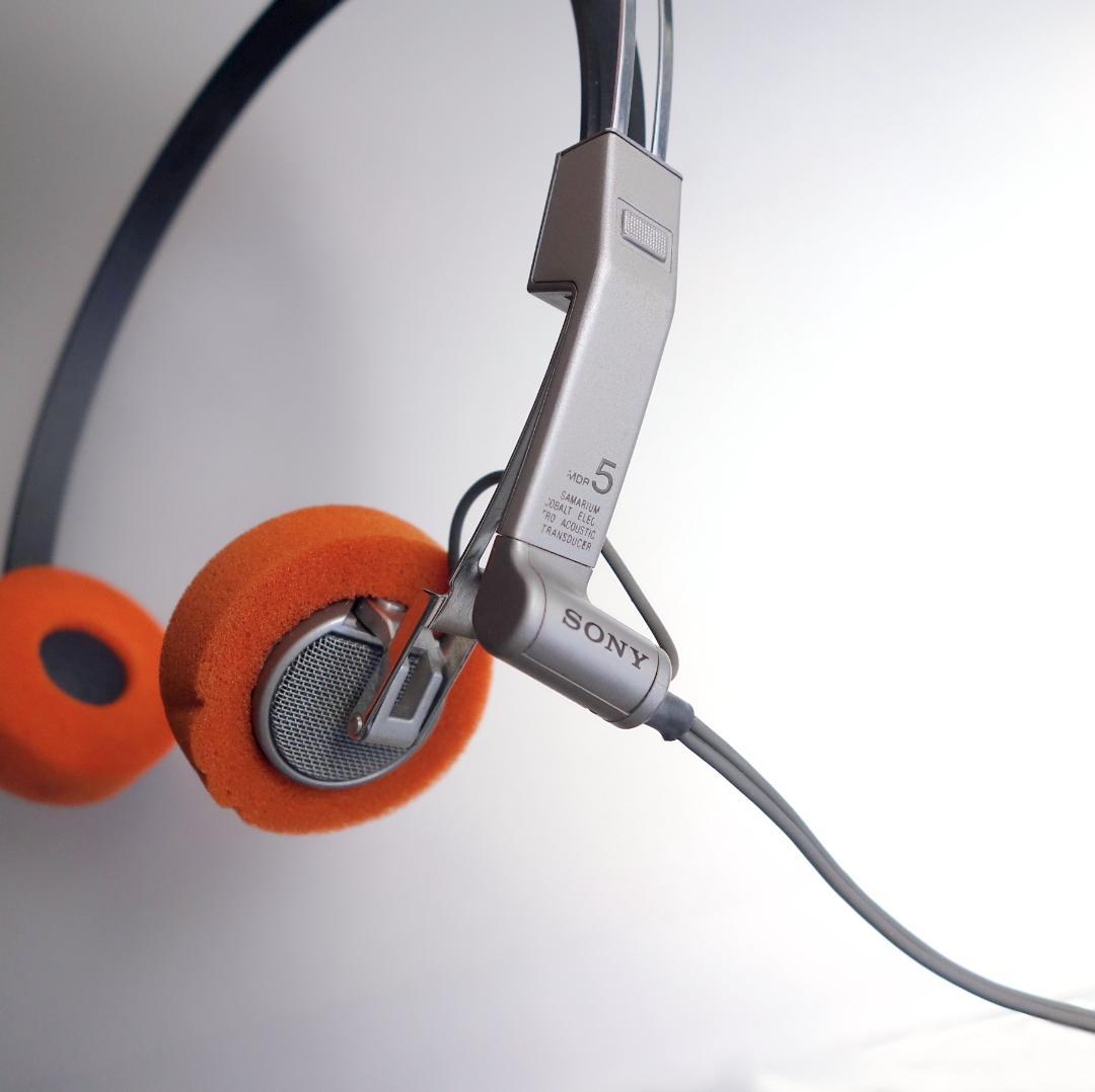 【音出確認済】超希少 高音質 MDR-5 ソニー ヘッドホン レトロヴィンテージ