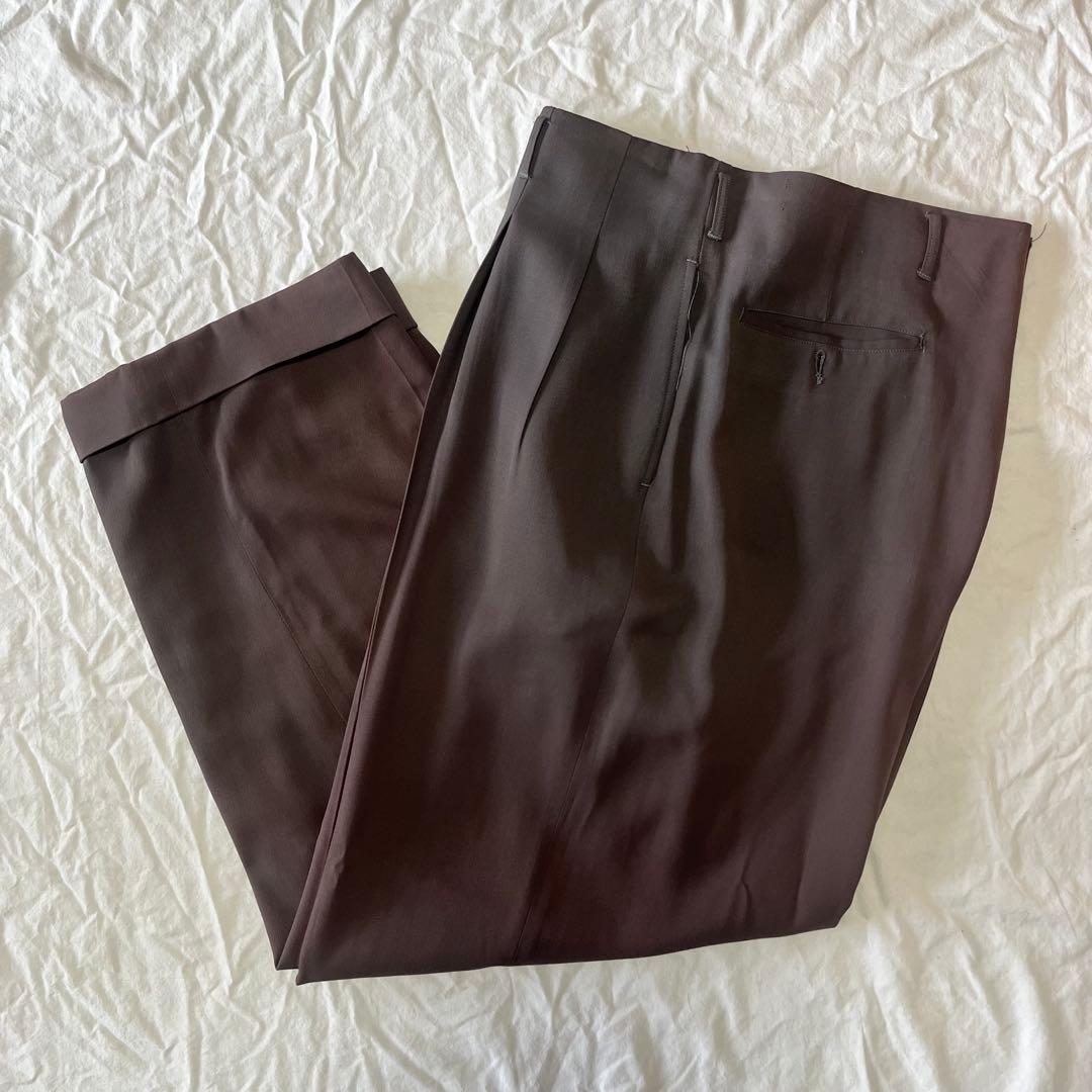 The wardrobe wing 50s ギャバジンスラックス