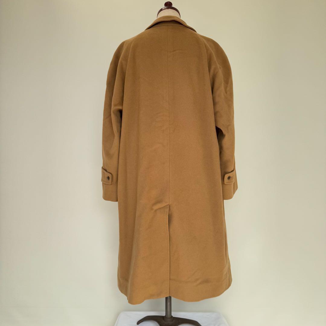 アクアスキュータム ピュアカシミヤ バルカラーコート 英国製 C751