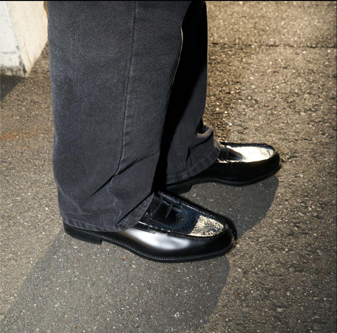 kenford fine shoesケンフォード ペイズリー ローファー25.5