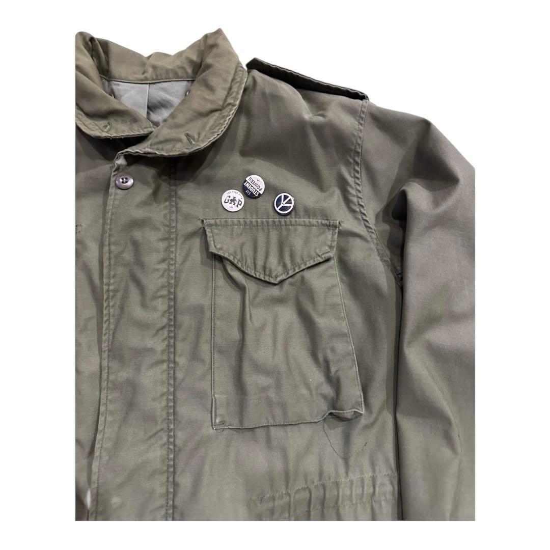 ぴ*よ様 80s 米軍実物 M-65 3rd フィールドジャケット M オリーブ