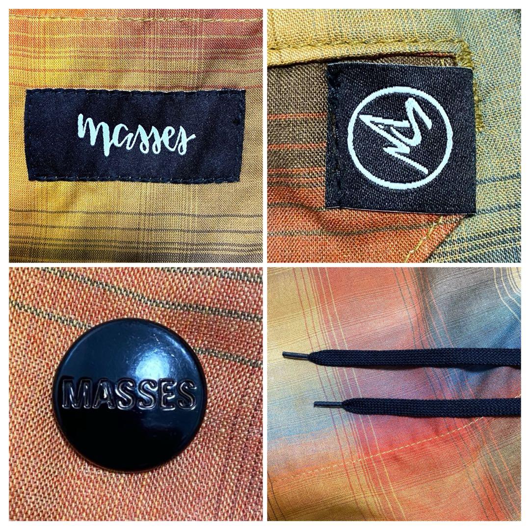 【新品未使用・タグ付】MASSES マシス シャドー ショーツ マスタード M