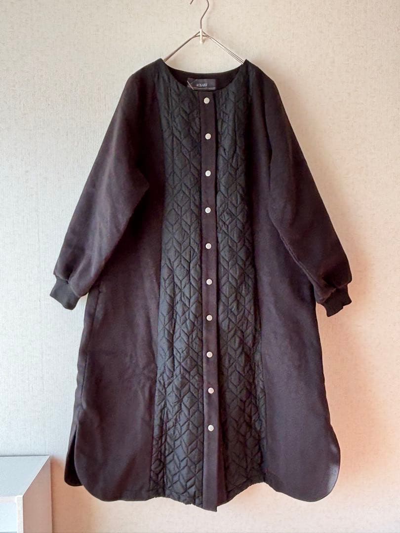 セール❤️【新品】kOhAKUコハク コート&ベスト〈2〉LL3L 可愛い♥︎黒系