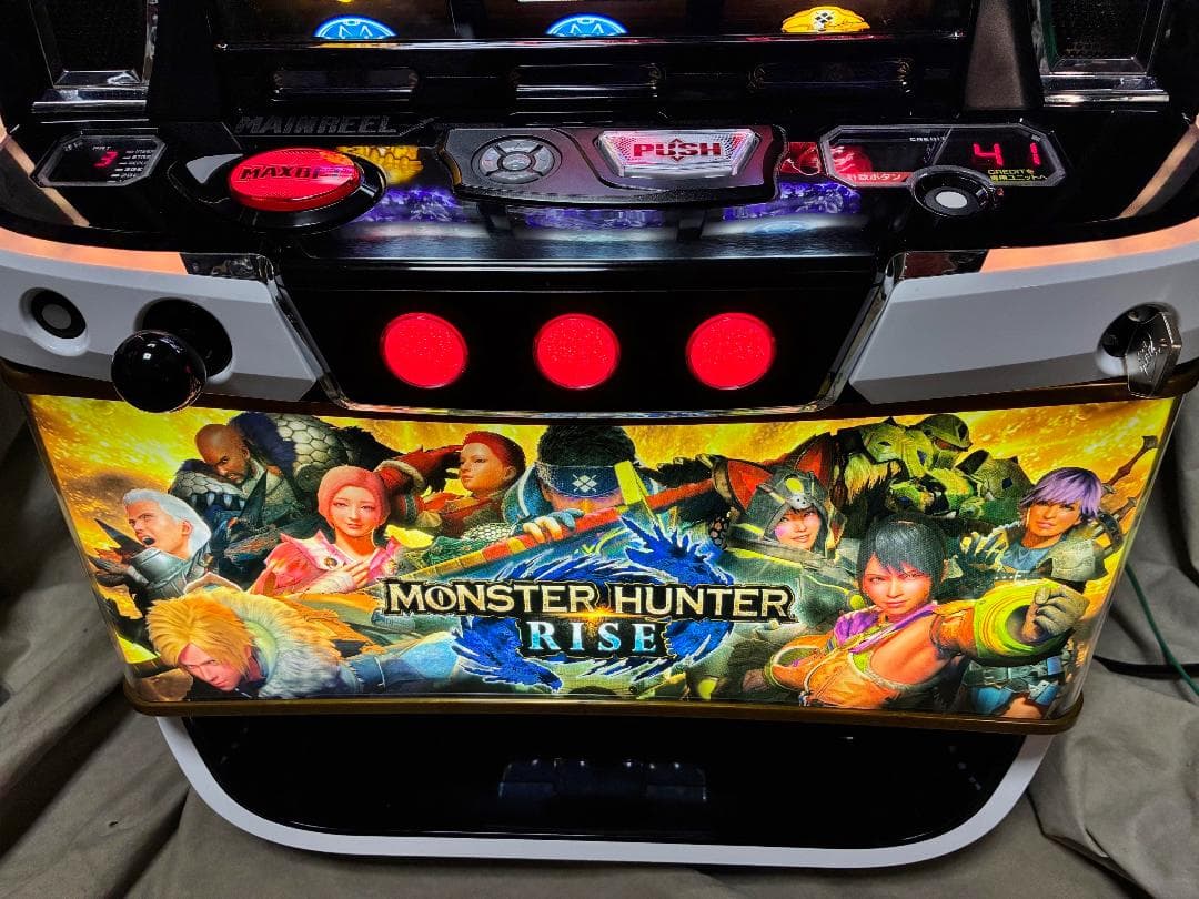 スマスロ モンスターハンターライズ☆データ出力端子付アダプタ取付済実機☆送料無料