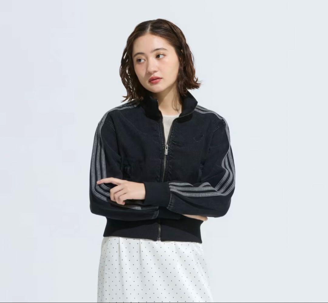 adidas アディカラー　デニムトラックトップ