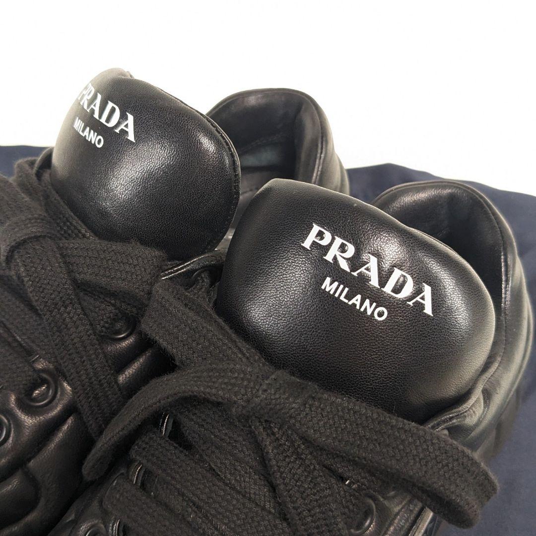 PRADA　プラダ　スニーカー　三角ロゴ　パデッド　ナッパレザー　厚底