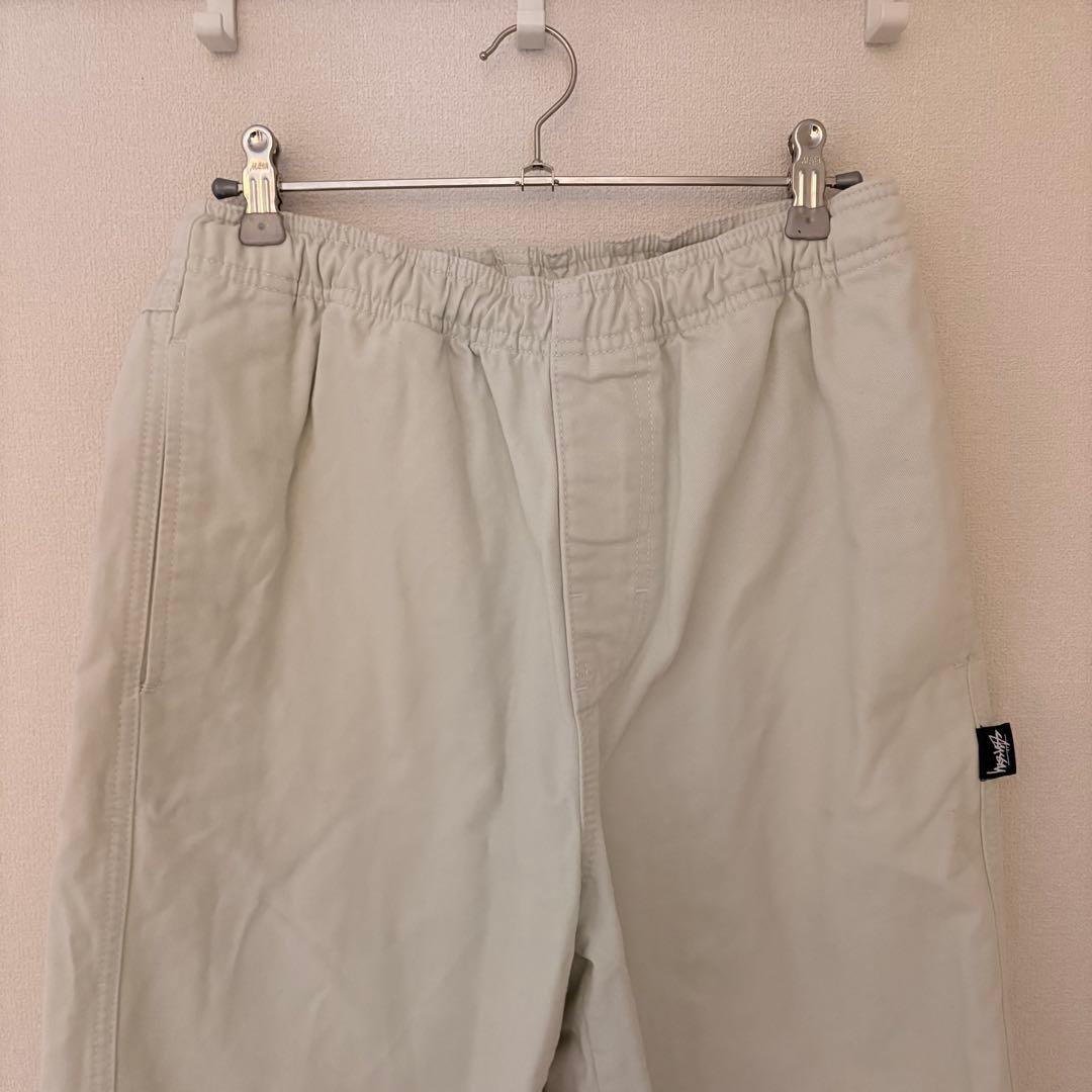 【STUSSY】BRUSHED BEACH PANT (bone) XS