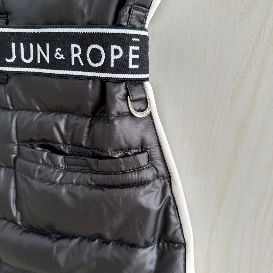 JUN&ROPE タフタフリースコンビDOWNワンピース