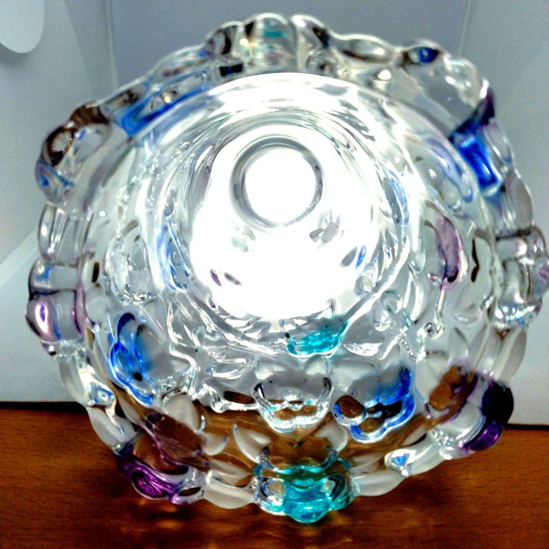 新品ParisVetoroエッチングカボションクリスタル花瓶花器江戸切子薩摩切子