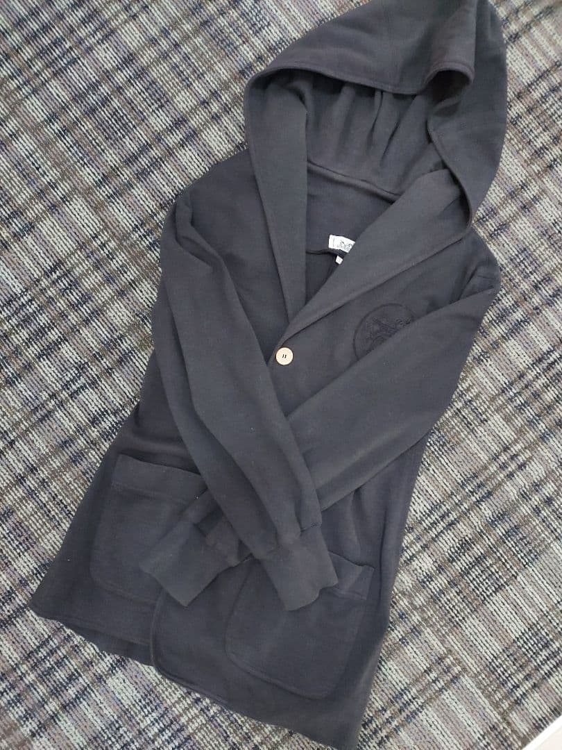 エルメス HERMES フード付 テーラードジャケット Lサイズ