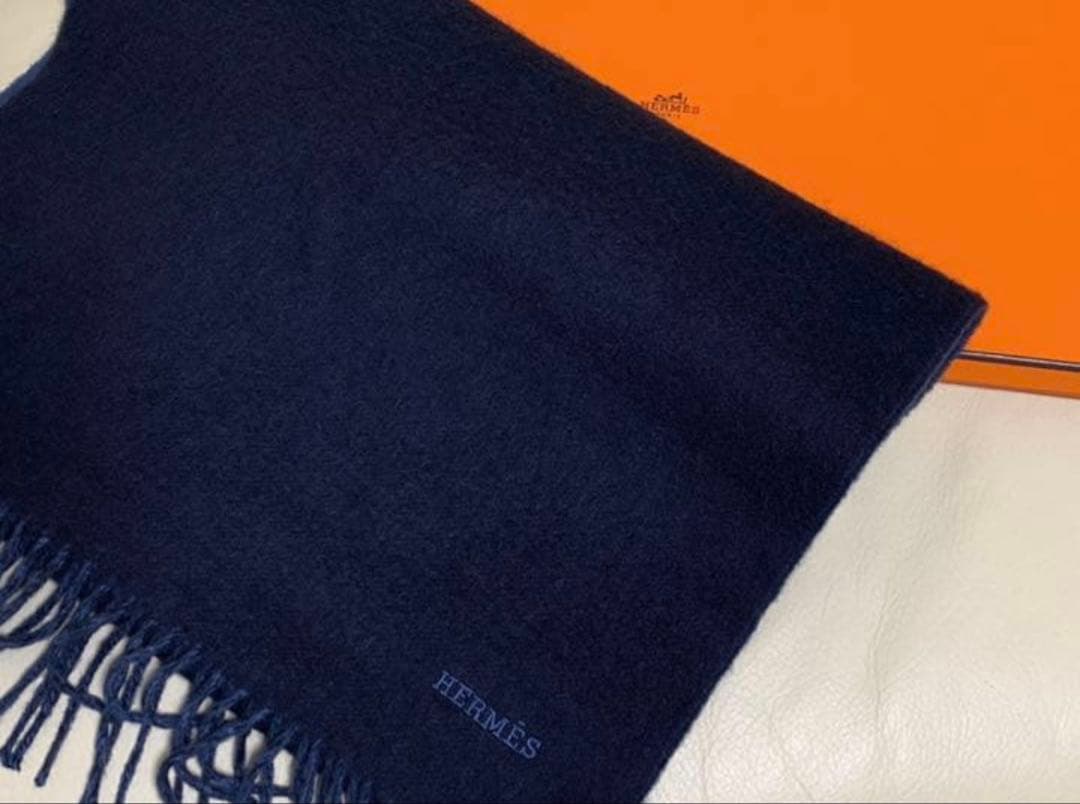 HERMES エルメス リバーシブルマフラー