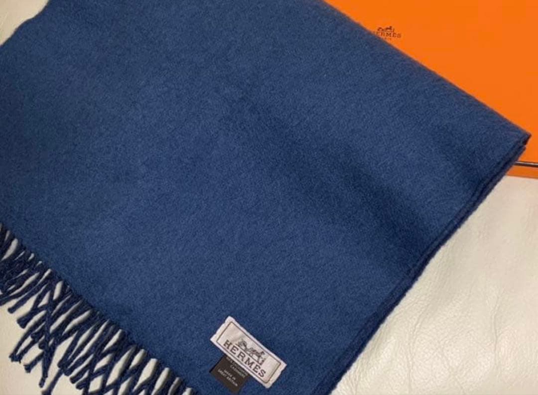 HERMES エルメス リバーシブルマフラー