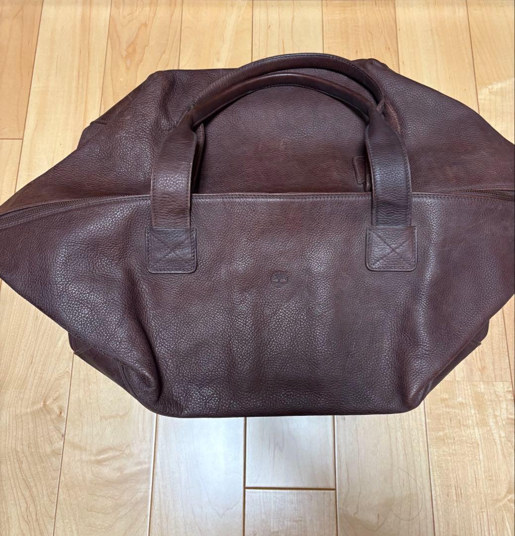 90s Timberland レザーボストンバッグ